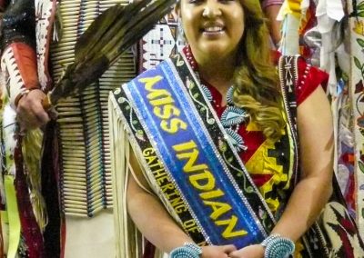Miss Indian World smiling