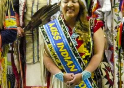 Miss Indian World smiling