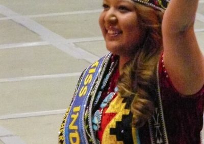 Miss Indian World smiling