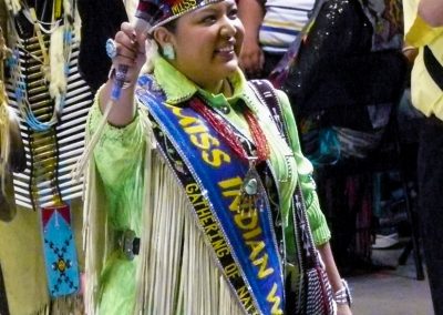 Miss Indian World smiling