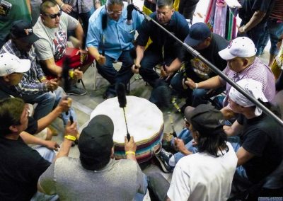 men playing drum