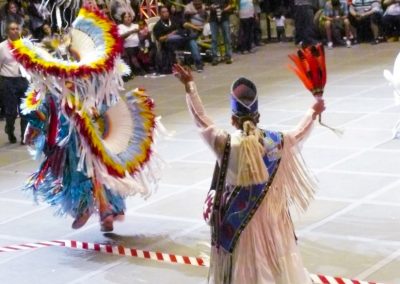 Miss Indian World waving