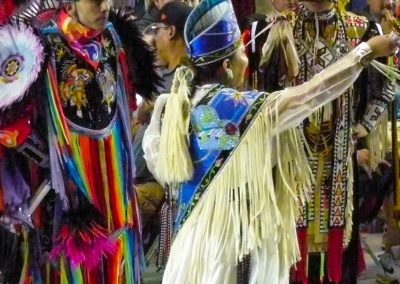 Miss Indian World waving