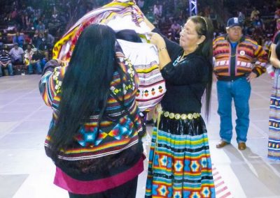 Miss Indian World being crowned