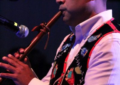 Man playing flute