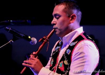 Man playing flute