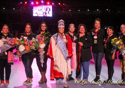 Miss Indian World smiling