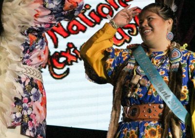 Miss Indian World Contestants Salute