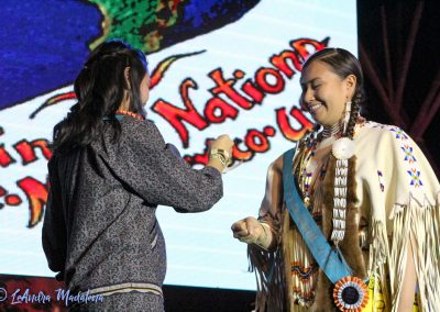 Miss Indian World Contestants Waving