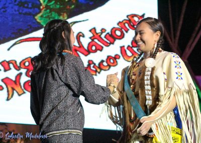 Miss Indian World Contestants Waving