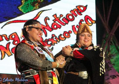 Miss Indian World Contestants Waving