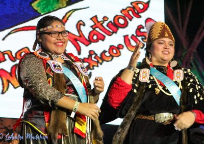 Miss Indian World Contestants Waving