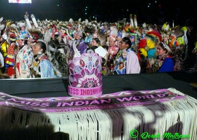 miss indian world sash and crown