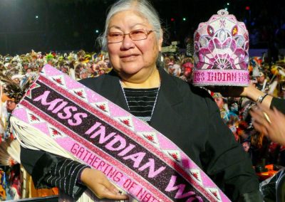 miss indian world sash and crown