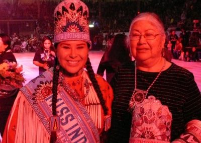 Miss Indian World posing