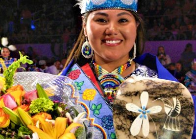 Miss Indian World smiling