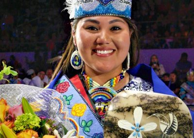 Miss Indian World smiling