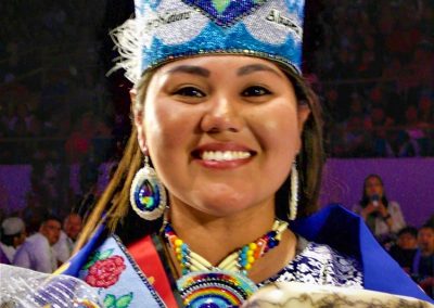 Miss Indian World smiling