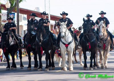 police on horses