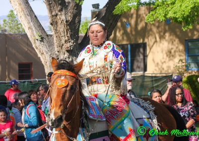 woman on a horse
