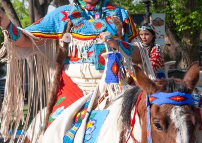 woman on a horse