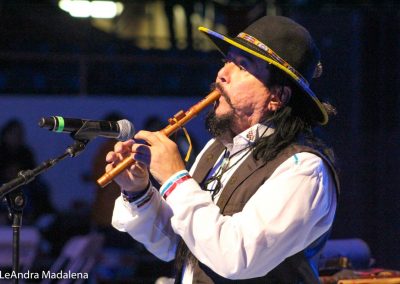 Man playing flute