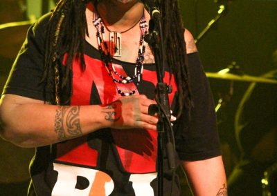 woman singing