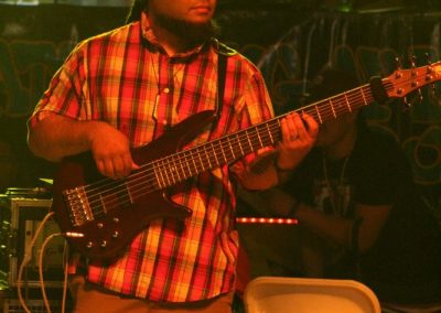 Man playing bass