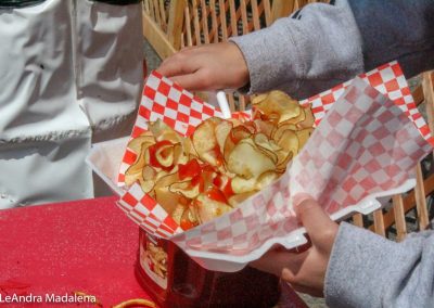 Chips with ketchup