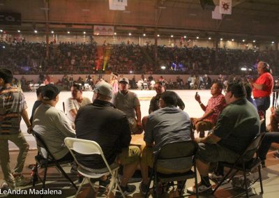 men in drum circle