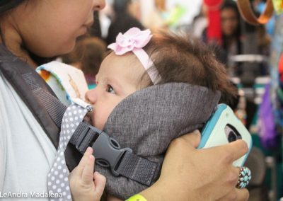 woman with baby