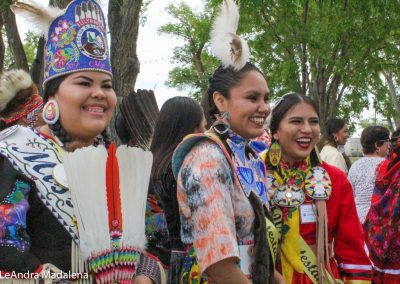 Miss Indian World contestants smiling