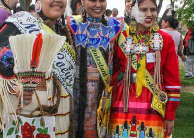 Miss Indian World contestants smiling