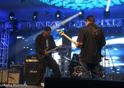 Band on stage