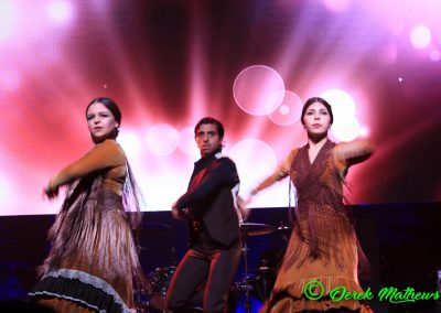 Miss Indian World contestant dancing