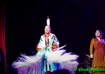 Miss Indian World contestant dancing