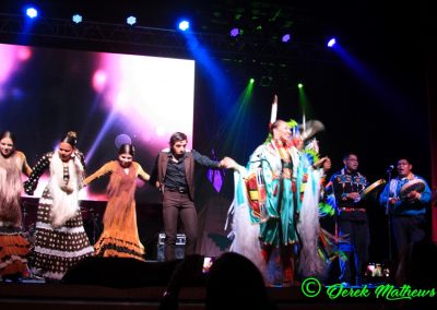 Miss Indian World contestant dancing