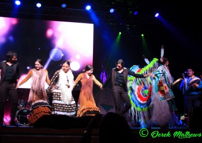 Miss Indian World contestant dancing