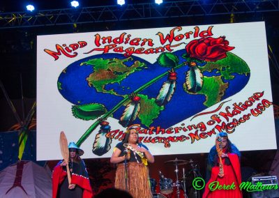 Miss Indian World contestant talking