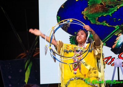 Miss Indian World contestant talking