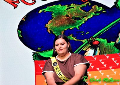 Miss Indian World contestant talking