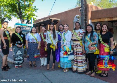 Miss Indian World contestants posing