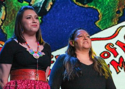 Miss Indian World contestant talking