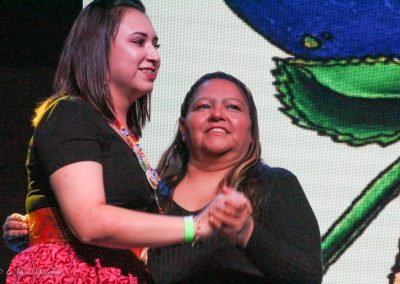 Miss Indian World contestant talking