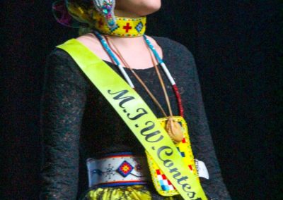 Miss Indian World contestant talking