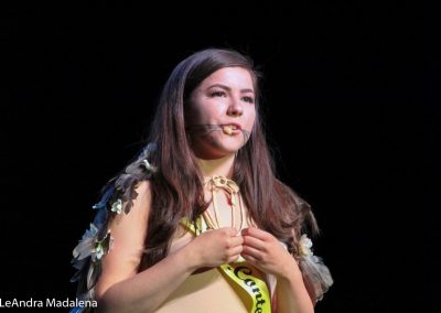 Miss Indian World contestant talking