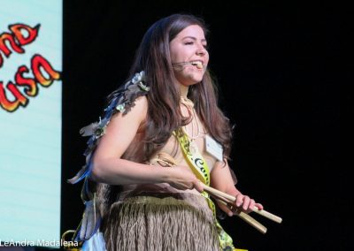 Miss Indian World contestant talking