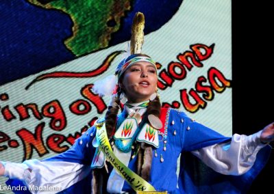 Miss Indian World contestant talking