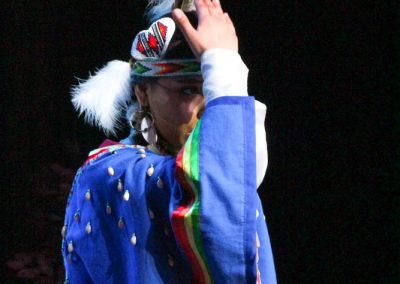 Miss Indian World contestant talking