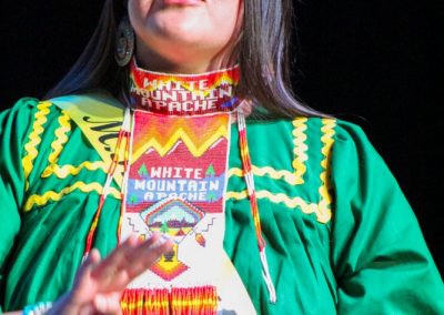 Miss Indian World contestant talking